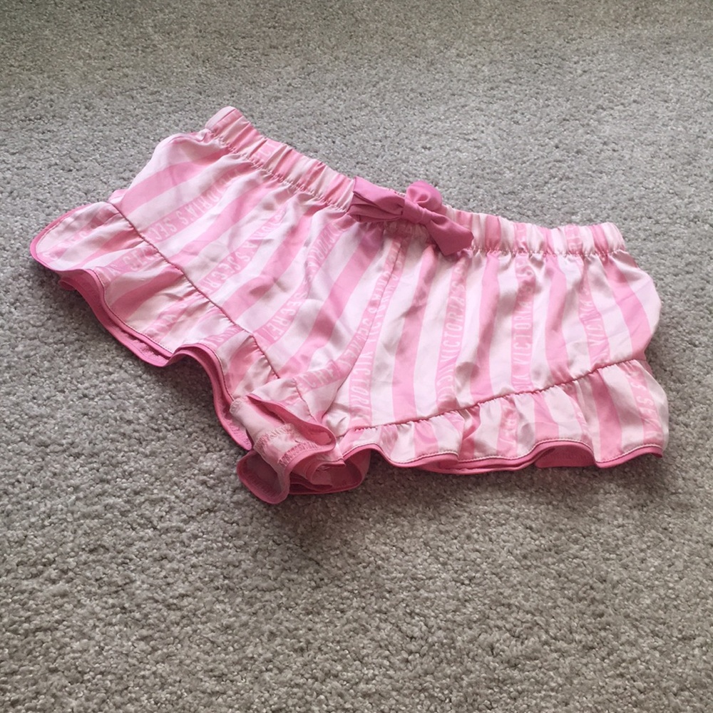 Victoria's Secret Pink stripe sleep shorts